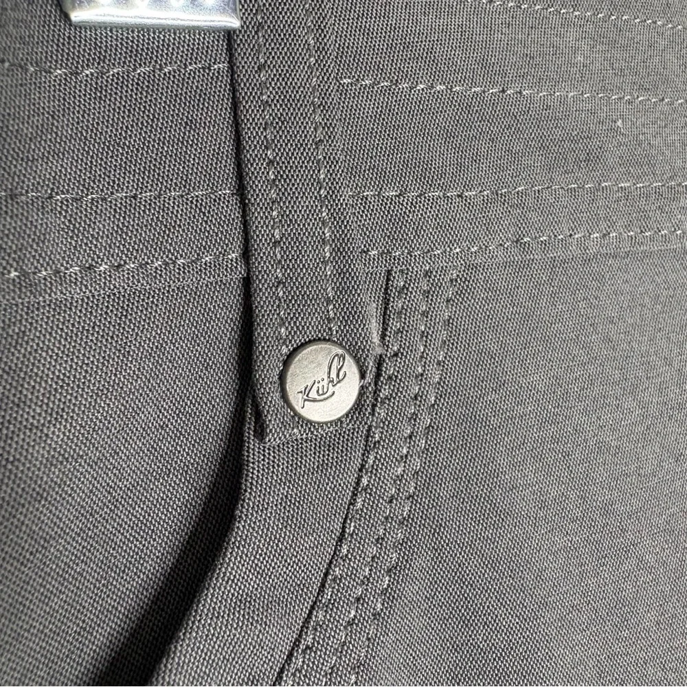 Kuhl Trekr Shorts Charcoal Gray 8” Hiking Outdoor Stretch Women’s Size 14 - Picture 4 of 11